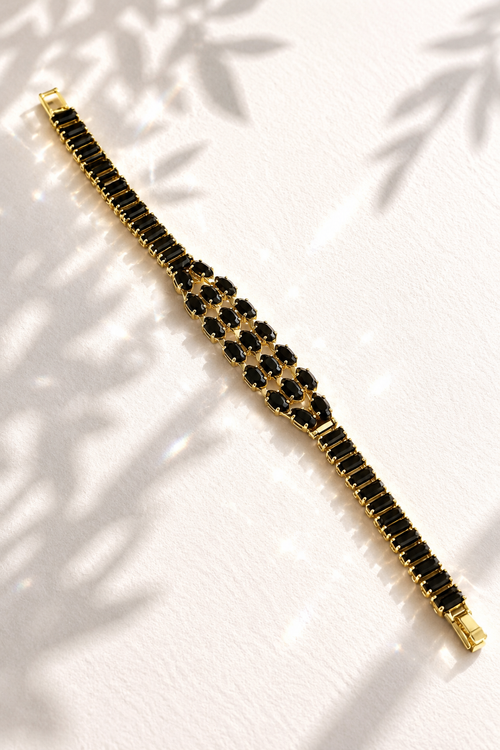 Black Shimmer Bracelet