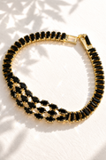 Black Shimmer Bracelet