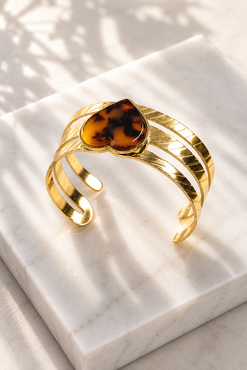 Brown Heart Handcuff