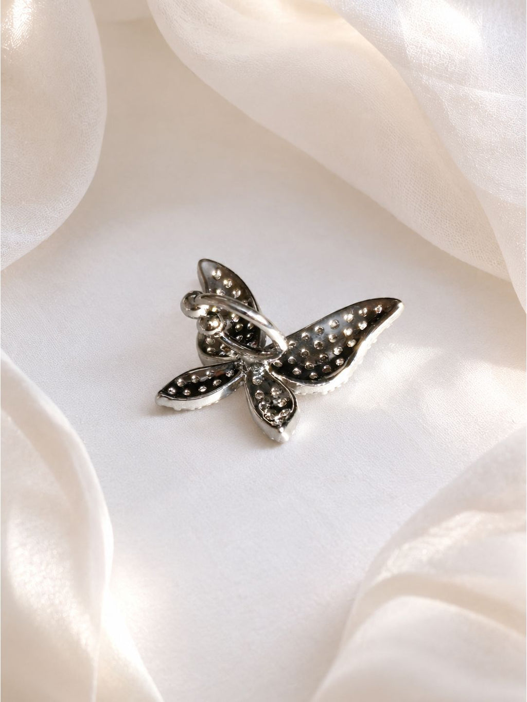Anti-tarnish butterfly earcuff earrings, jewellery accessory