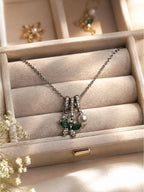 Anti-tarnish stainless steel butterfly pearl charm pendant, jewellery accessory