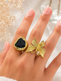 Butterfly with a Pond Ring