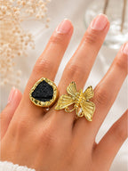 Butterfly with a Pond Ring
