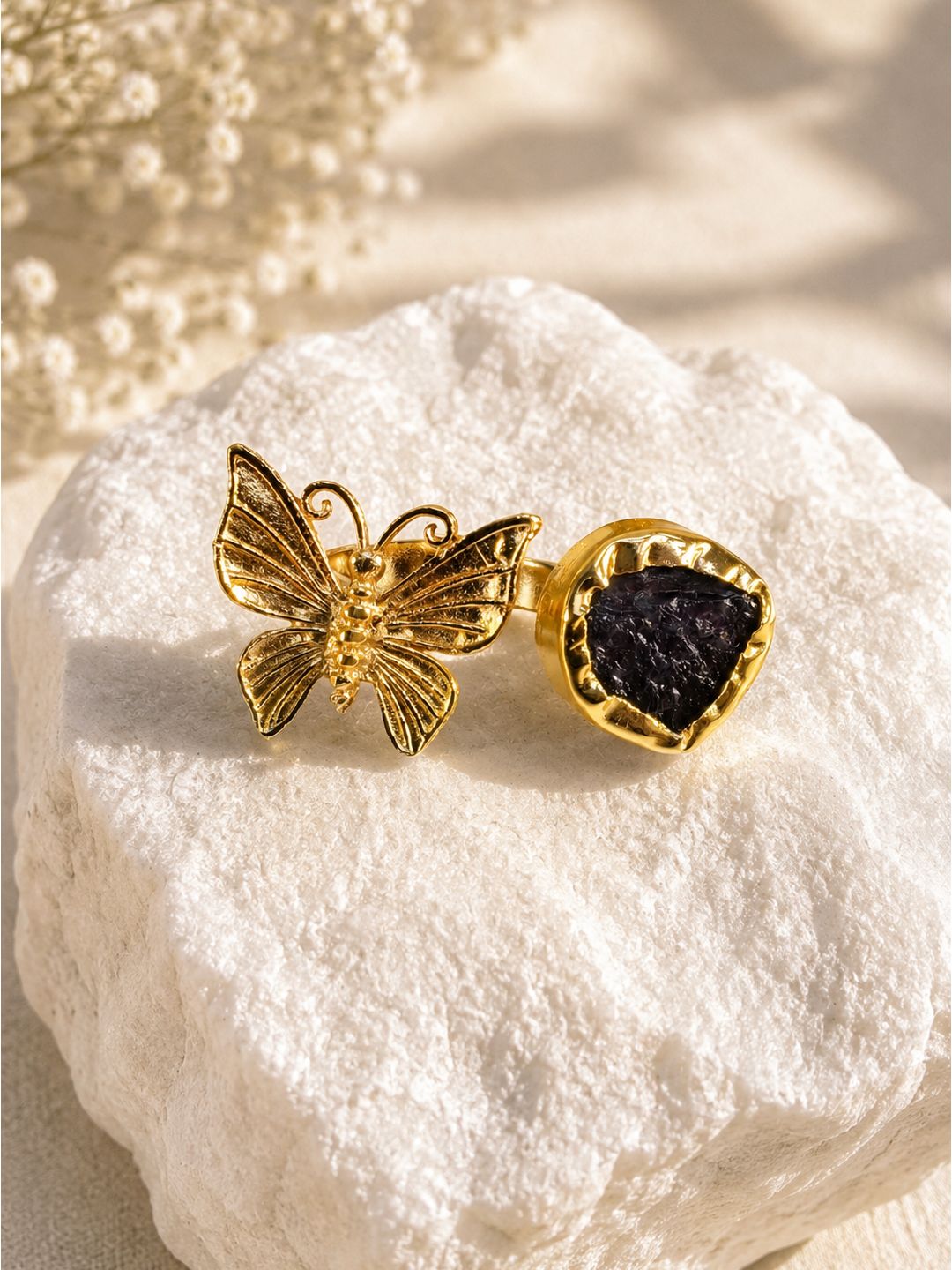 Butterfly with a Pond Ring