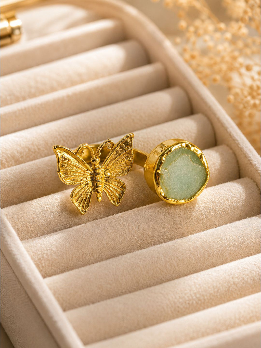 Butterfly with a Pond Ring