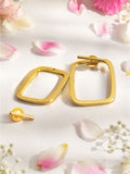 Brass detachable rectangles dangler, jewellery accessory