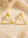 Brass detachable triangles dangler, jewellery accessory