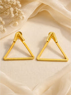 Brass detachable triangles dangler, jewellery accessory