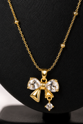 Diamond Bow Chain