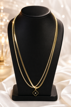 Double Layered Black Clover Chain