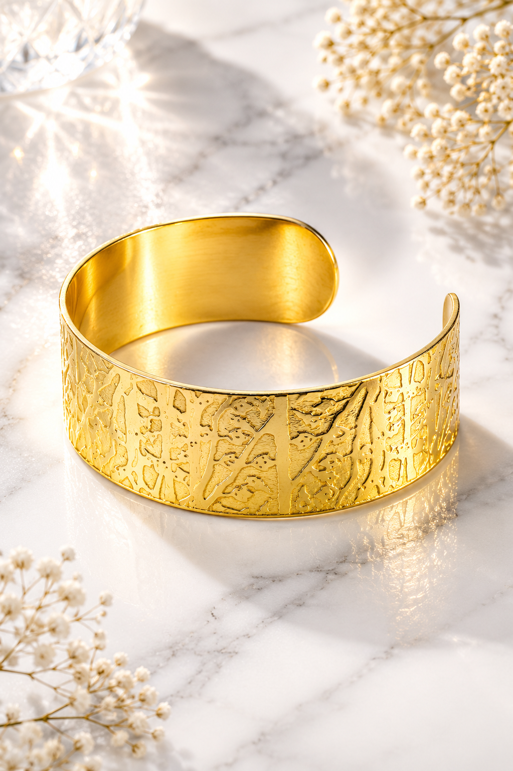 Flower Motifs Handcuff