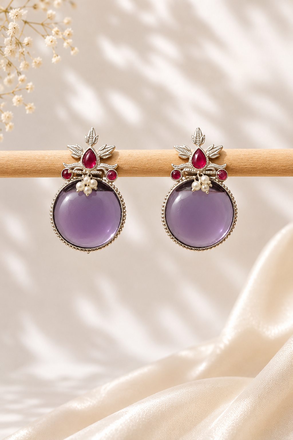Flower with Disc Stud