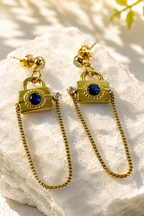 Handbag with Chain Dangler