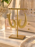 Brass j shaped dangler, jewellery accessory