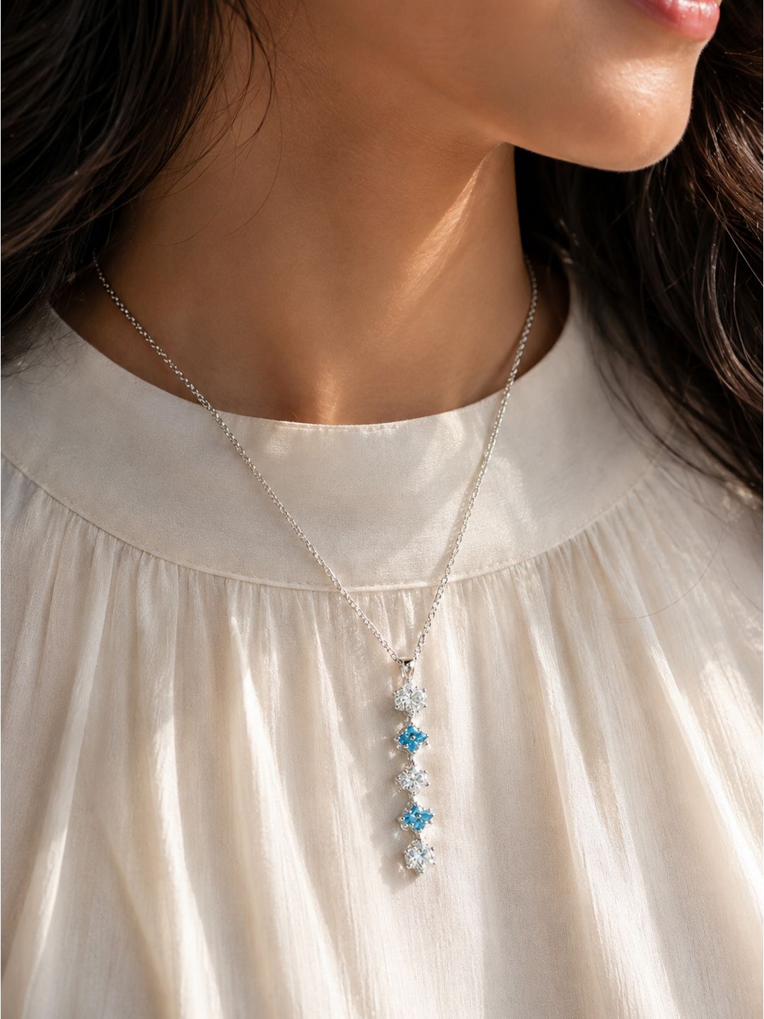 Anti-tarnish stainless steel multi clover pendant, jewellery accessory