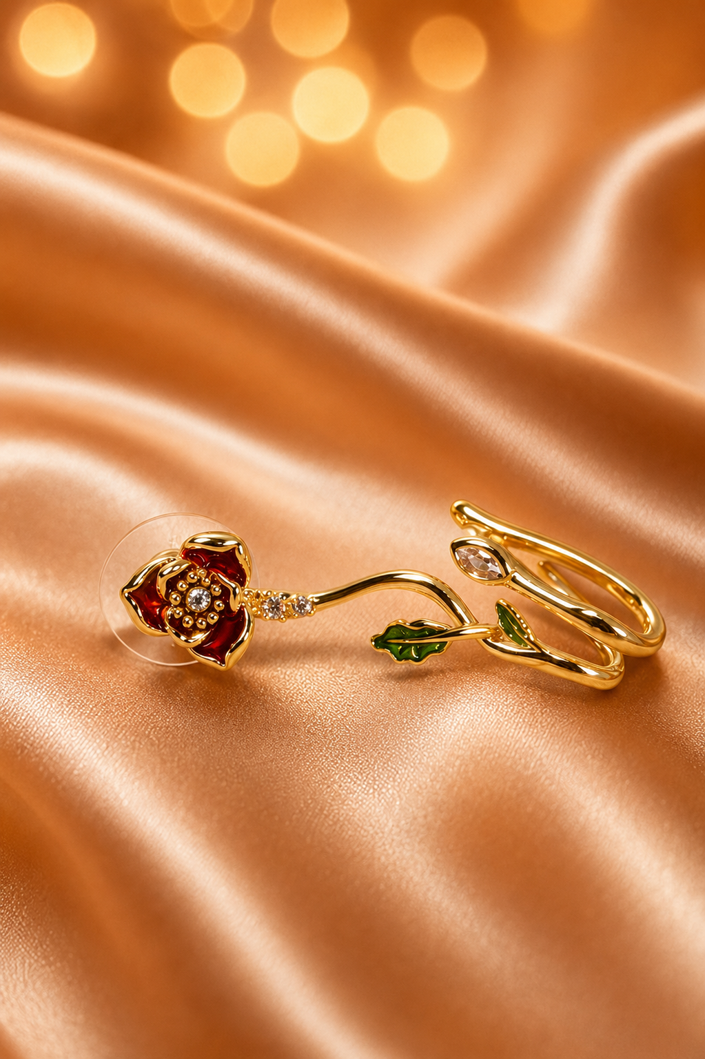 Rose Petal Ear Cuff
