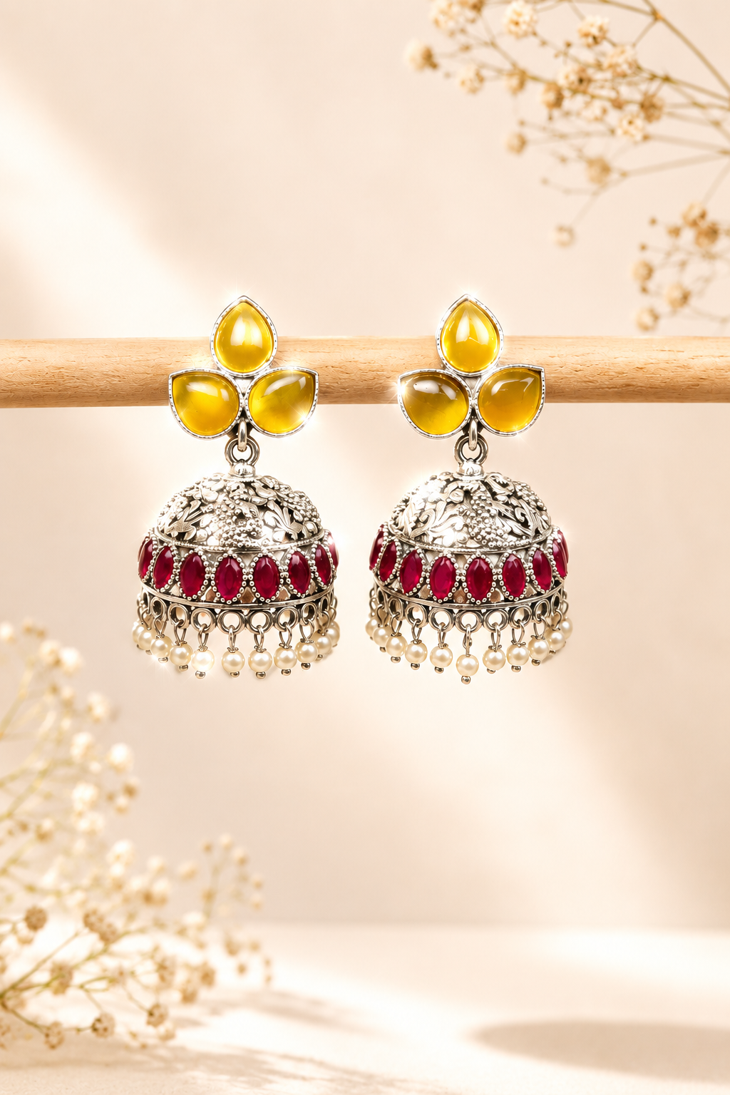 Three Petal Jhumki
