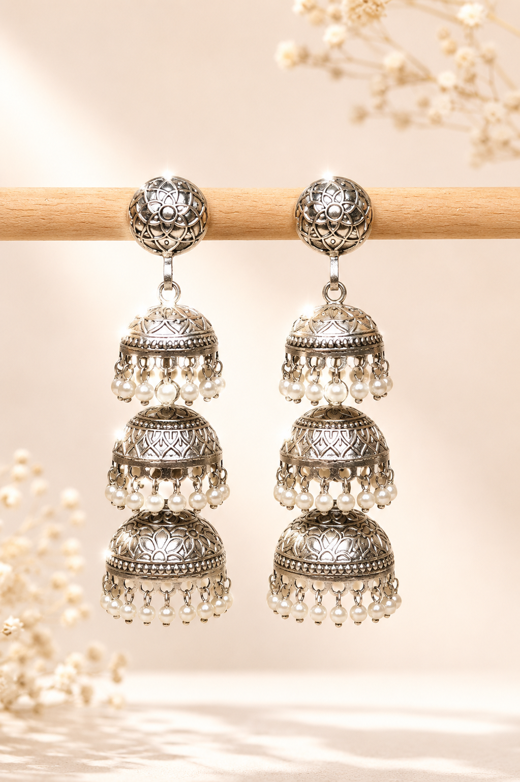 Triple Layered Jhumki