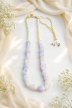 Tumble Nugget Beads and Pearl Neckpiece