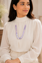 Tumble Nugget Beads and Pearl Neckpiece