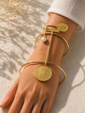 Brass victorian queen handcuff, jewellery accessory