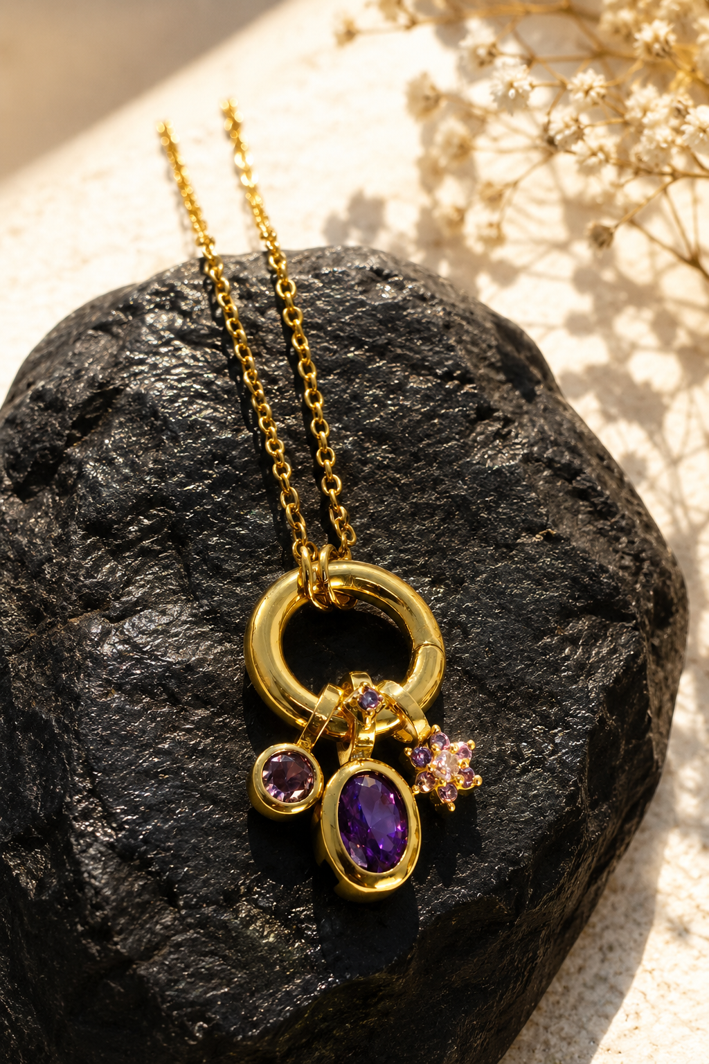 Violet Charms Pendant