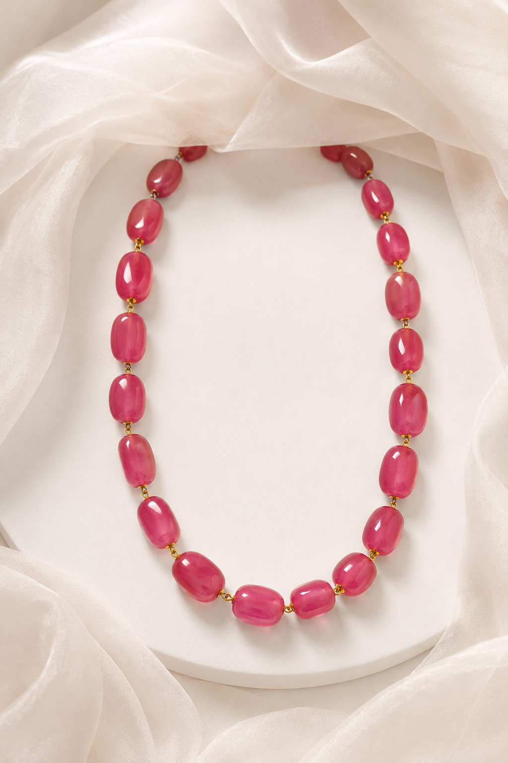 Babypink Jade Stone Neckpiece