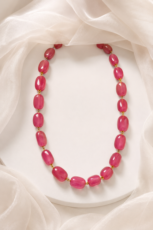 Babypink Jade Stone Neckpiece