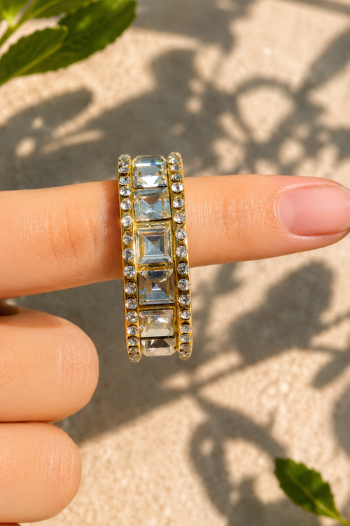 Broad Crystal Band