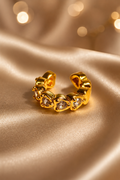 Cute Hearts Ear Cuff