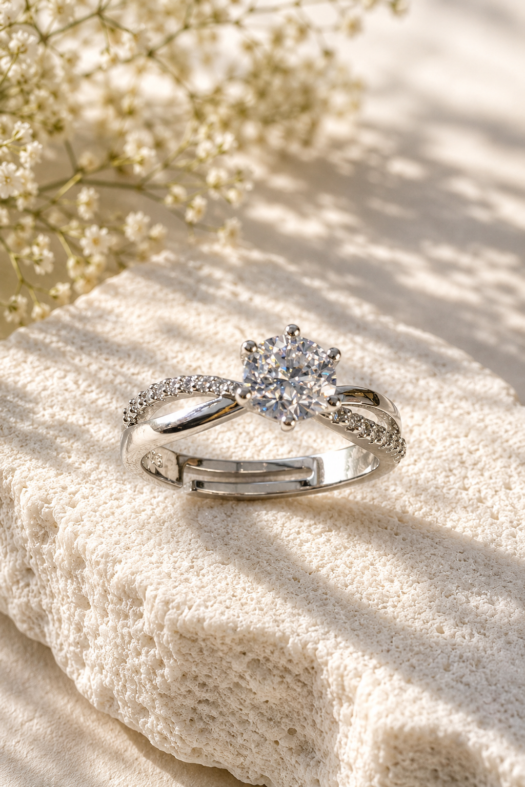 Diamond with Criss Cross