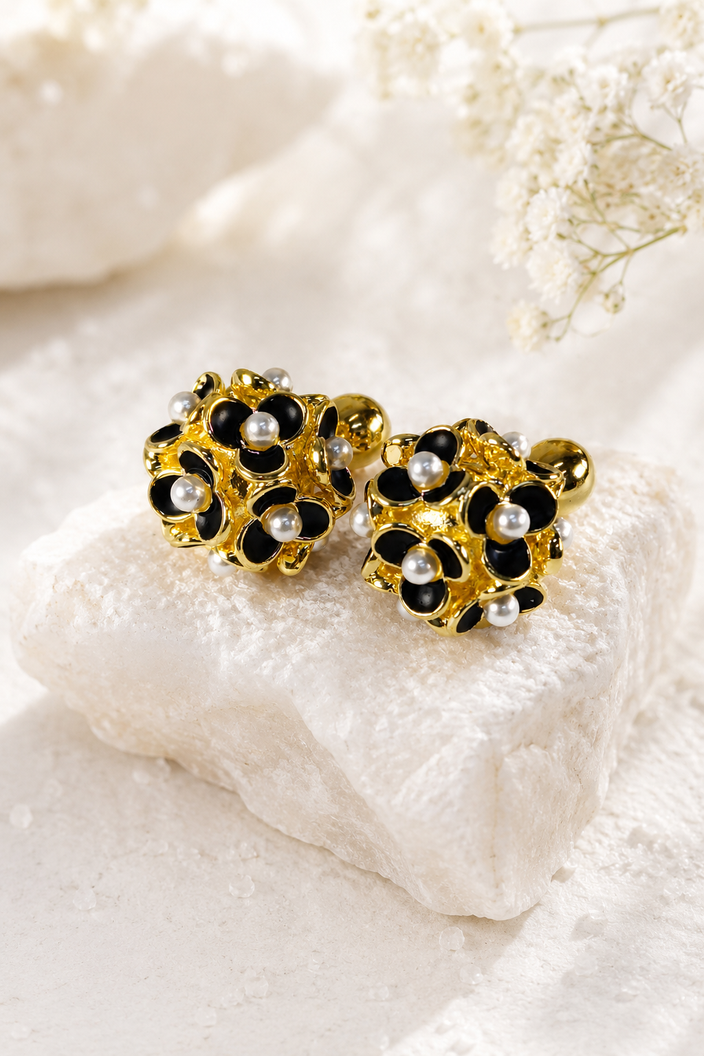 Floral Ball Studs