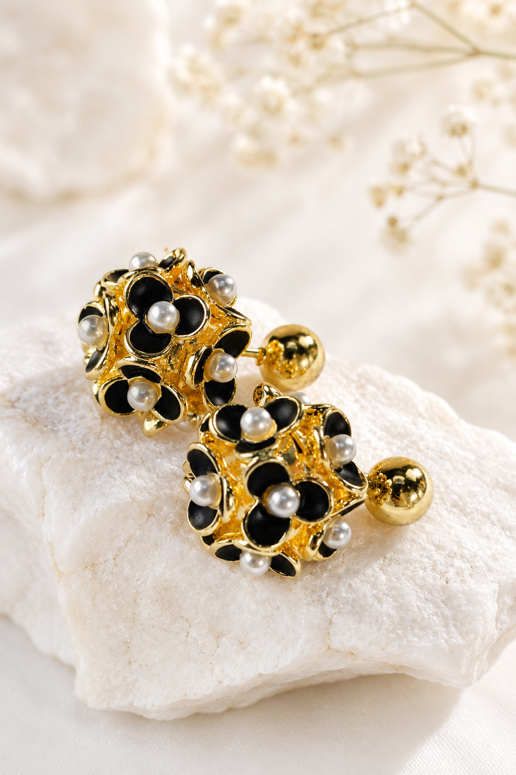 Floral Ball Studs