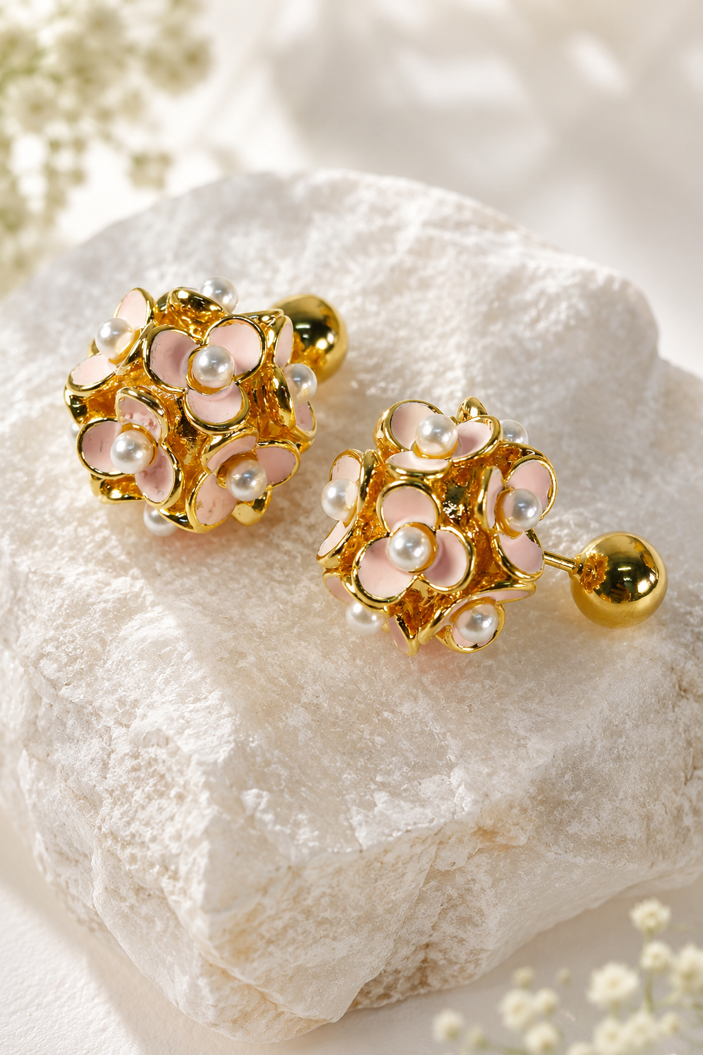 Floral Ball Studs