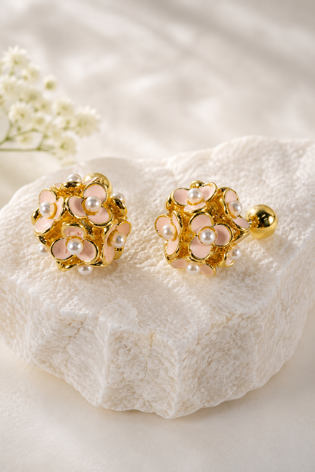 Floral Ball Studs