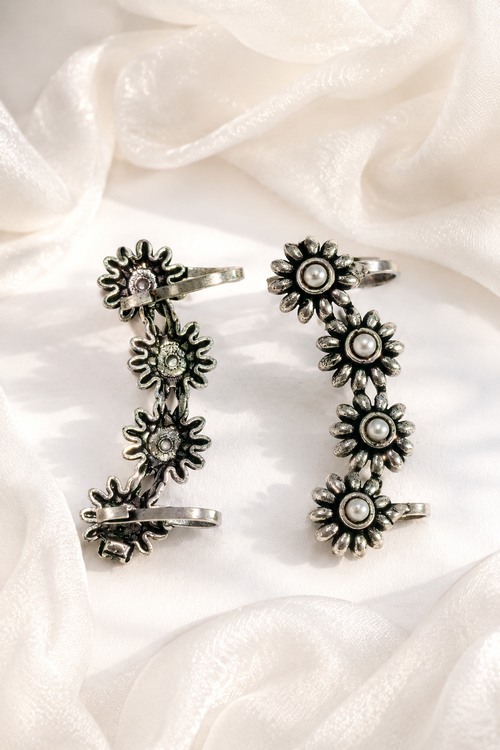 Floral Press Earcuff