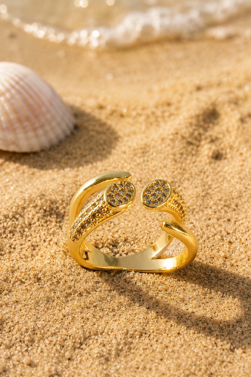 Gold Plated Wrapped Ring