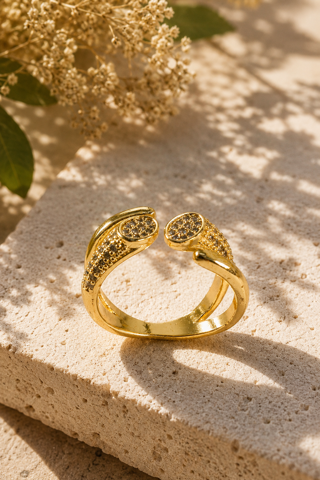 Gold Plated Wrapped Ring