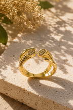 Gold Plated Wrapped Ring