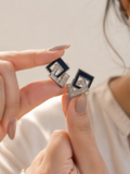 Intertwined Squares Stud