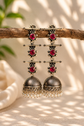 Long Flower Jhumki