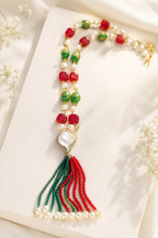 Multivariant Onyx and Victorian Beads Neckpiece
