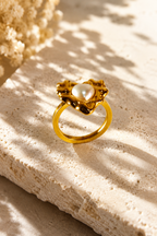 Pearl Hearts Ring