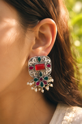 Rectangular Floral Motif