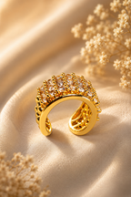 Shining Dot Layered Ear Cuff