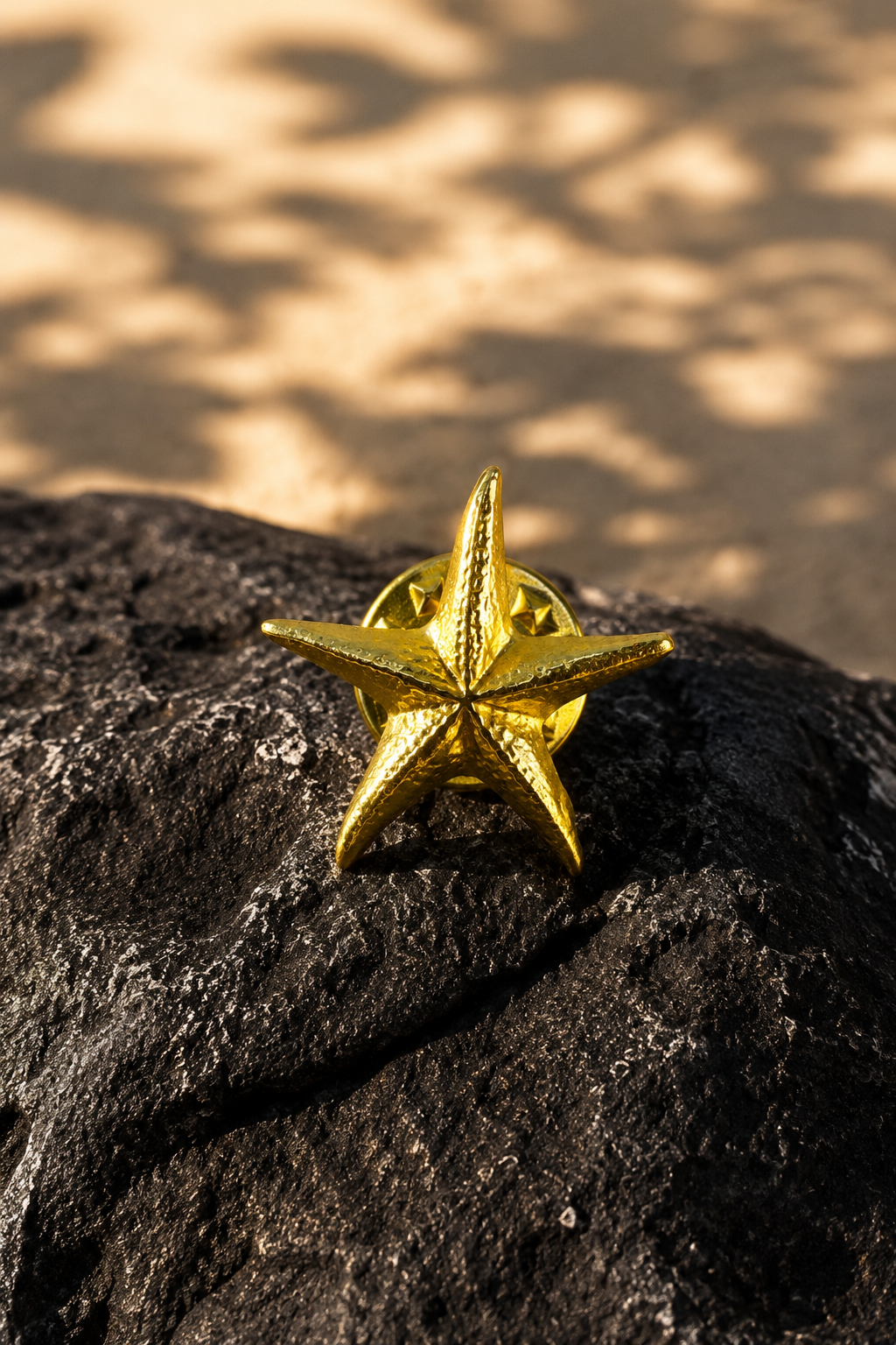 Star Shaped Press Brooch