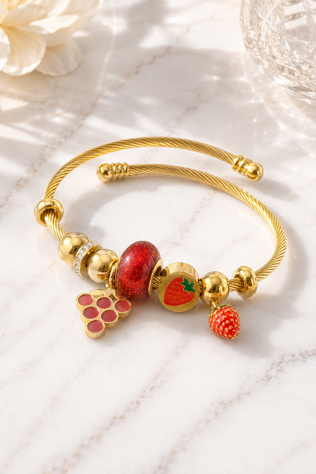 Strawberry Charms Open