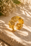 Textured Flowers Band