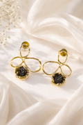 Three Petal Black Stone