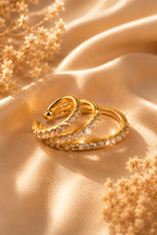 Three Rings Ear Cuff